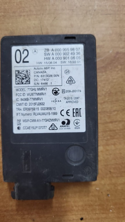Senzor Radar Distronic Mercedes W213 COD: A0009059807, A0009024936, A0009010605
