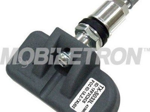 Senzor sistem de control al presiunii pneuri TX-S033L MOBILETRON pentru Fiat Doblo Fiat Fiorino Alfa romeo Giulietta Fiat Qubo Mercedes-benz Cls Mercedes-benz S-class Mercedes-benz G-class Mercedes-benz Sprinter Alfa romeo Mito Mercedes-benz R-class 