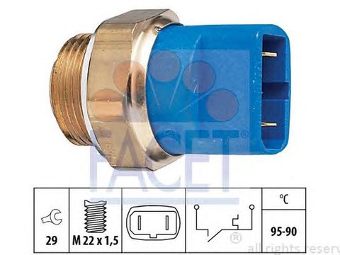 Senzor sonda temperatura apa AUDI A4 8E2 B6 FACET FA 7.5032