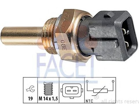 Senzor sonda temperatura apa BMW 3 E36 FACET 7.3176