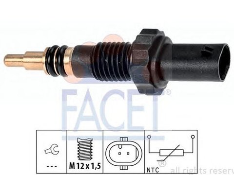 Senzor sonda temperatura apa BMW 5 F10 F18 FACET 7.3348