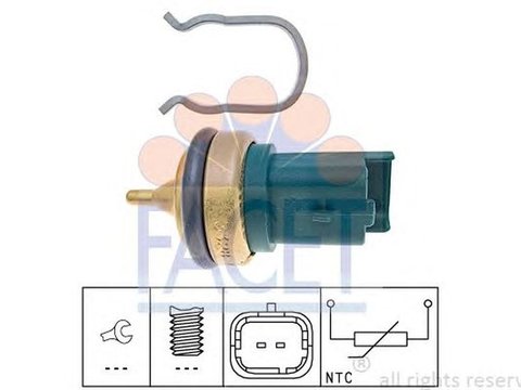 Senzor sonda temperatura apa Citroen C3 Picasso FACET 7.3328