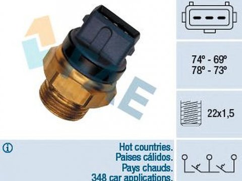 Senzor sonda temperatura apa CITROEN XSARA cupe N0 FAE 37935