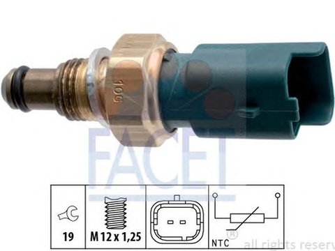 Senzor sonda temperatura apa DACIA DUSTER caroserie FACET 7.3317