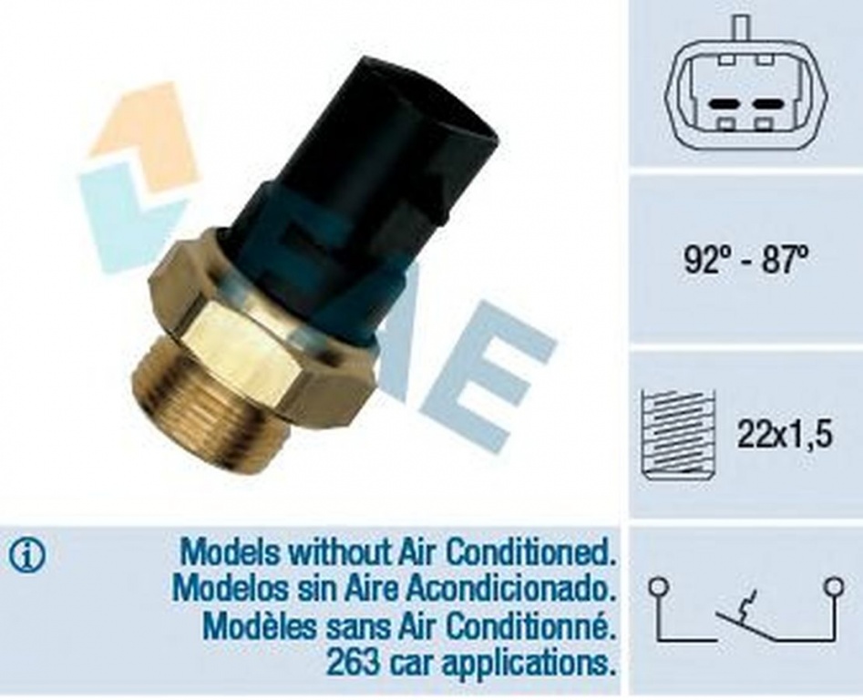 Senzor sonda temperatura apa FIAT ALBEA 178 FAE 37220