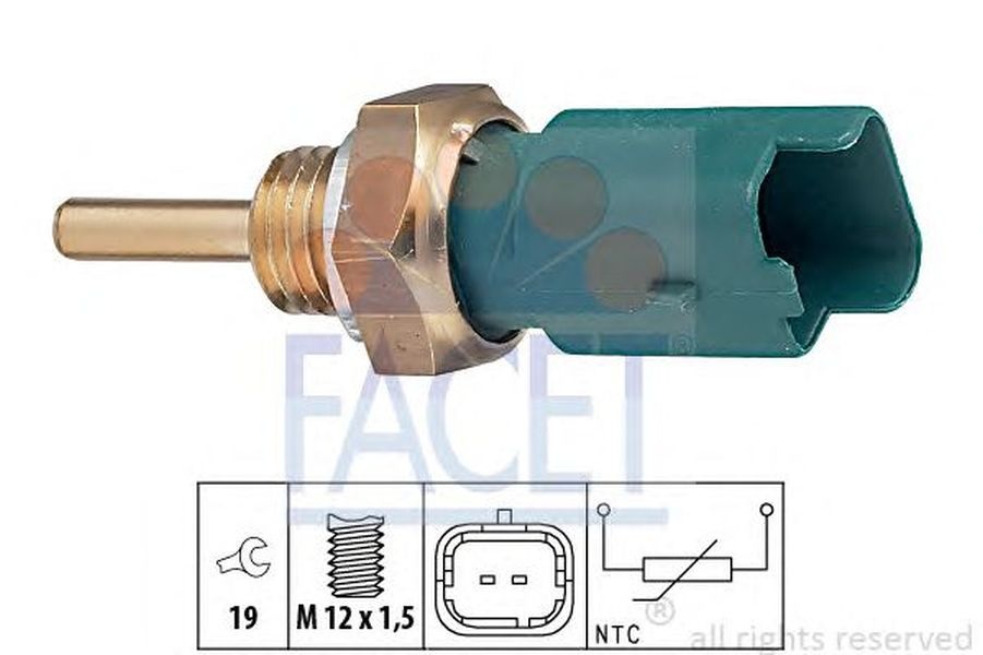 Senzor sonda temperatura apa FIAT SEDICI FY FACET 7.3261