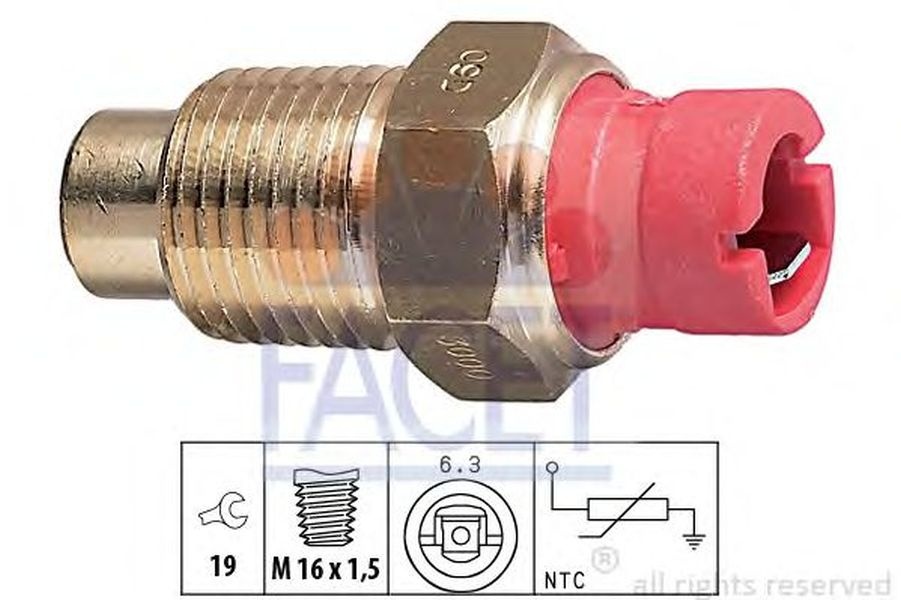 Senzor sonda temperatura apa FIAT TIPO 160 FACET 7.3000