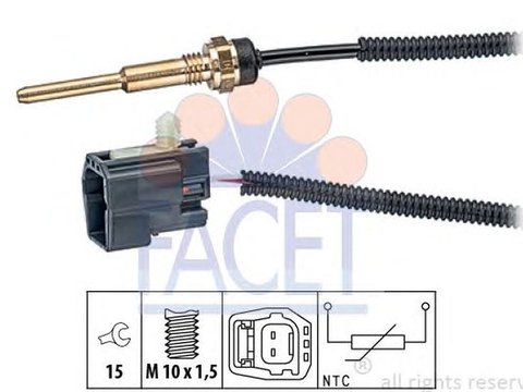 Senzor sonda temperatura apa FORD TRANSIT bus FD FB FS FZ FC FACET 7.3331