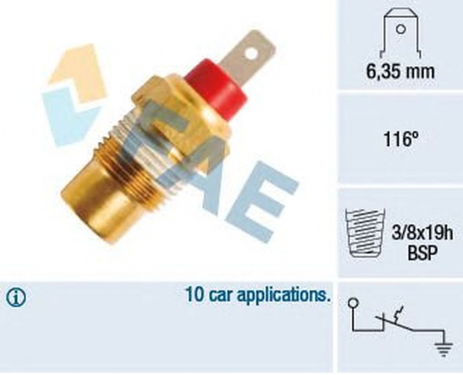 Senzor sonda temperatura apa HYUNDAI GALLOPER II JK-01 FAE 35102