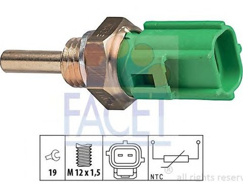 Senzor sonda temperatura apa MAZDA MPV II LW FACET 7.3177