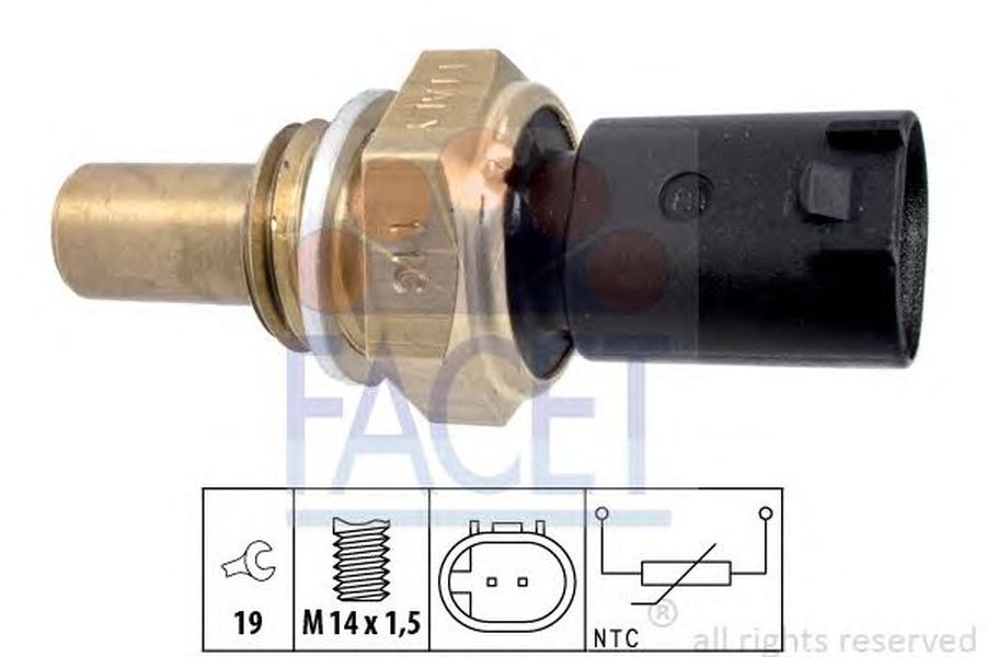 Senzor sonda temperatura apa MERCEDES-BENZ CLS Shooting Brake X218 FACET 7.3350