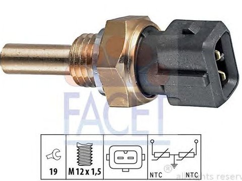 Senzor sonda temperatura apa OPEL ASTRA F combi 51 52 FACET 7.3192