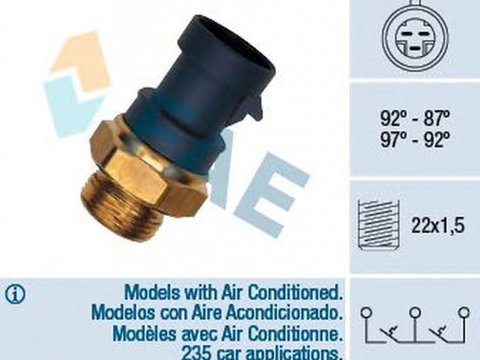 Senzor sonda temperatura apa PEUGEOT BOXER caroserie 244 FAE 37910