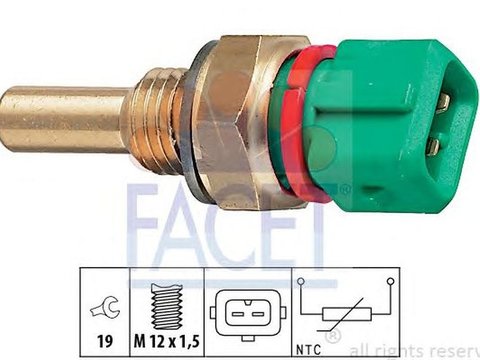 Senzor sonda temperatura apa RENAULT ESPACE III JE0 FACET 7.3243