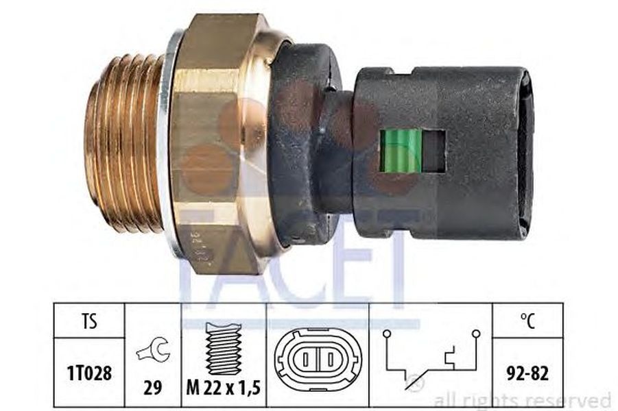 Senzor sonda temperatura apa RENAULT TRAFIC platou sasiu PXX FACET FA 7.5128