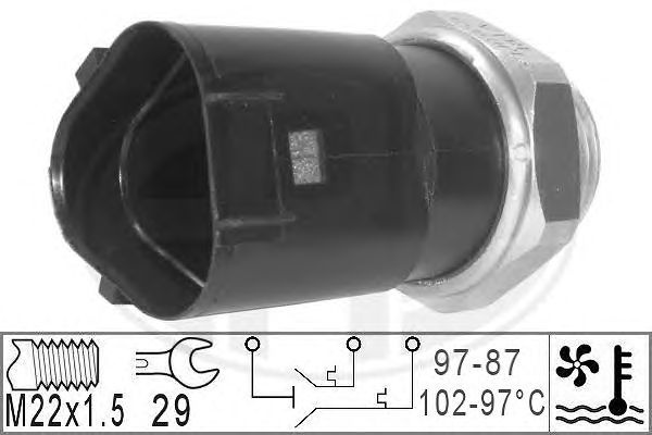 Senzor sonda temperatura apa SKODA ROOMSTER Praktik 5J ERA 330230