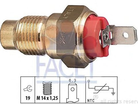 Senzor sonda temperatura apa VOLVO 460 L 464 FACET 7.3203