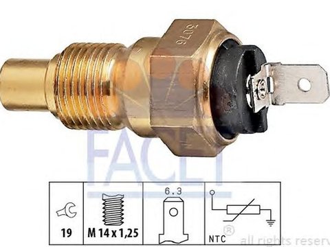 Senzor sonda temperatura apa VOLVO 460 L 464 FACET 7.3076