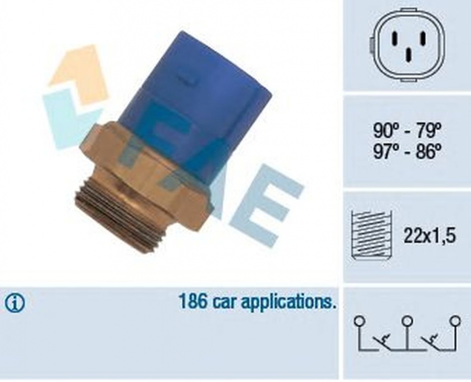 Senzor sonda temperatura apa VW VENTO 1H2 FAE 38170