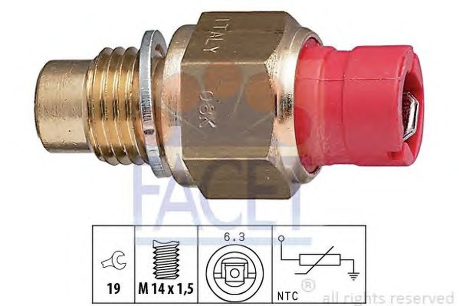 Senzor sonda temperatura ulei LANCIA DEDRA 835 FACET 7.3267