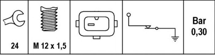 Senzor sonda ulei BMW X3 E83 HELLA 6ZL006097001