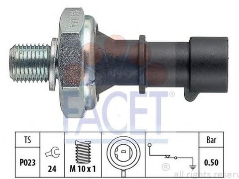 Senzor sonda ulei CHEVROLET AVEO limuzina T300 FACET FA 7.0141