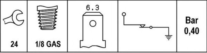 Senzor sonda ulei HYUNDAI MATRIX FC HELLA 6ZF007392001