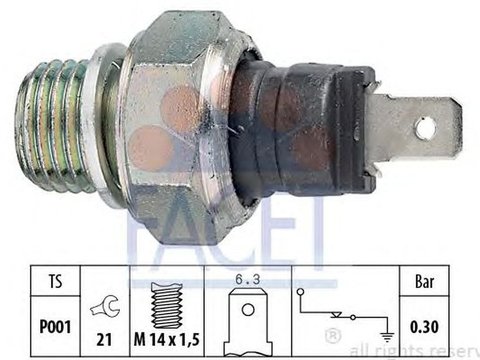 Senzor sonda ulei IVECO DAILY II autobasculanta FACET FA 7.0000