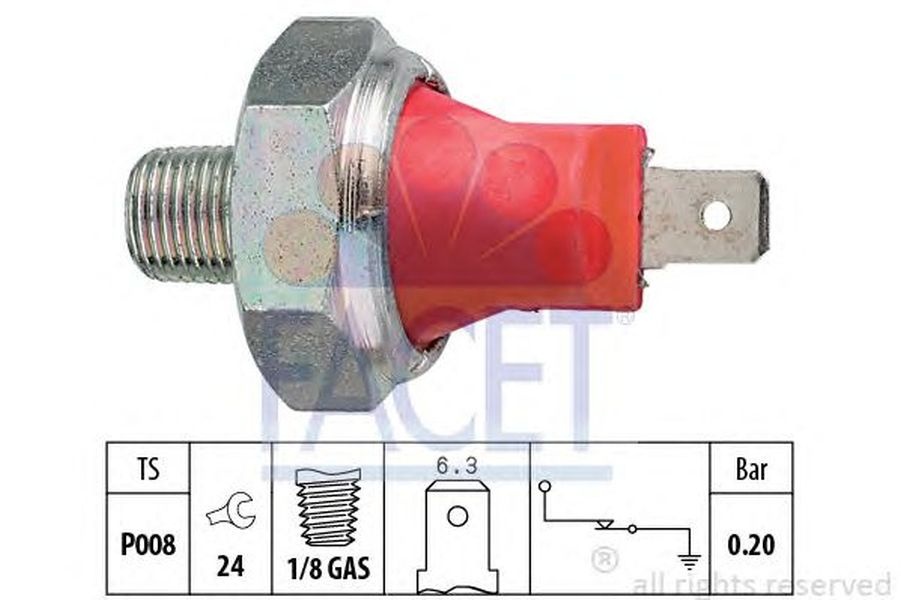 Senzor sonda ulei MITSUBISHI LANCER IV C6 A C7 A FACET FA 7.0035