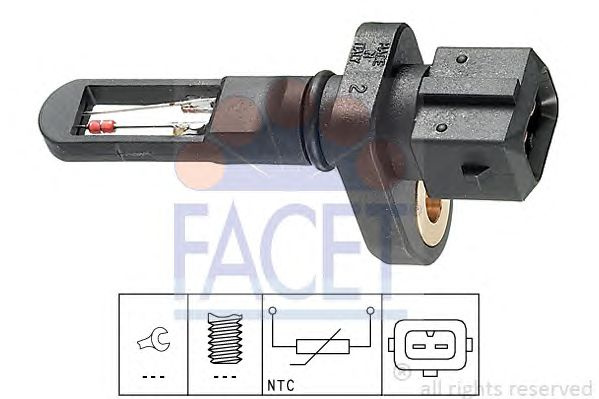 Senzor temperatura aer admisie AUDI A4 (8EC, B7) - Cod intern: W20240161 - LIVRARE DIN STOC in 24 ore!!!