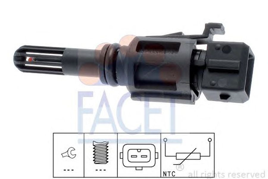 Senzor temperatura aer admisie BMW 3 E36 FACET FA 10.4027