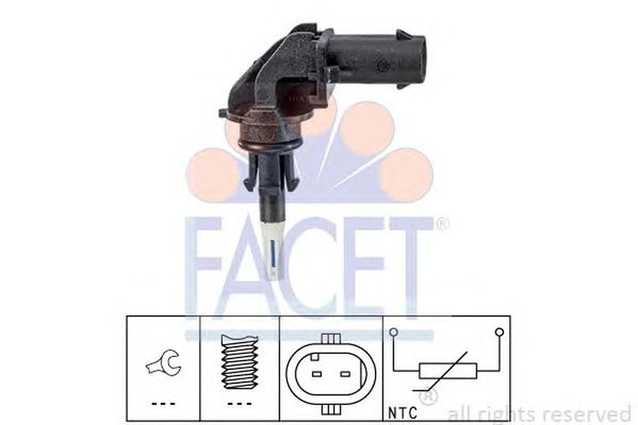 Senzor temperatura aer admisie BMW X6 E71 E72 FACET FA 10.4032