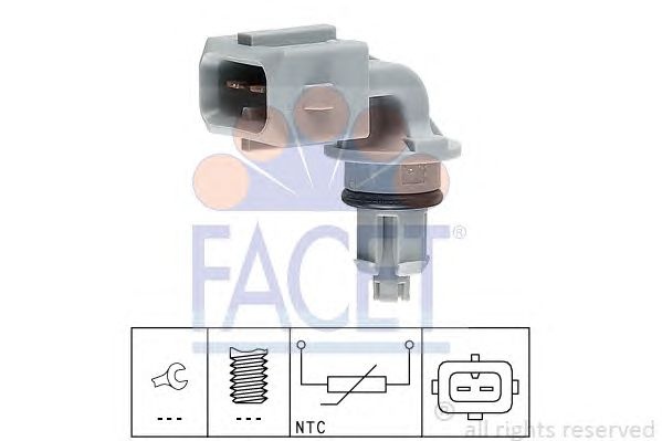 Senzor temperatura aer admisie CITROEN C5 II (RC_) - Cod intern: M20345114 - LIVRARE DIN STOC in 24 ore!!!