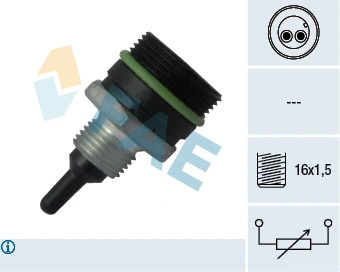 Senzor temperatura aer admisie FAE IVECO EUROTECH MP 1992-2006 - 33901