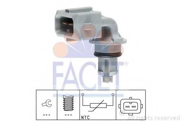 Senzor,temperatura aer admisie FIAT ULYSSE (179AX) (2002 - 2011) FACET 10.4005