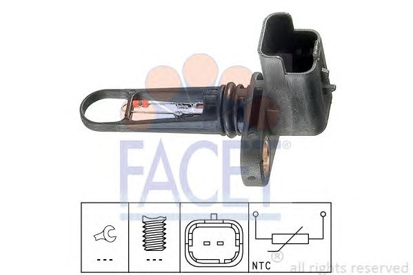 Senzor temperatura aer admisie FORD FIESTA VI - Cod intern: W20240175 - LIVRARE DIN STOC in 24 ore!!!