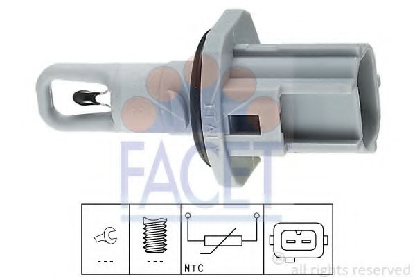 Senzor,temperatura aer admisie FORD MONDEO   limuzina (GBP) (1993 - 1996) FACET 10.4017