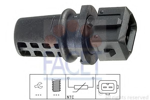 Senzor,temperatura aer admisie OPEL OMEGA B (25_, 26_, 27_) (1994 - 2003) FACET 10.4008