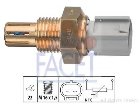 Senzor,temperatura aer admisie TOYOTA AURIS (ZWE18_, NZE18_, ZRE18_) (2012 - 2020) FACET 10.4024