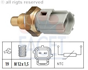 Senzor temperatura combustibil 7 3281 FACET pentru Mazda 323 Mazda Etude Mazda Familia Mazda 626 Mazda Capella Toyota Avensis Mazda Premacy Ford Transit Opel Corsa Toyota Hilux Toyota Verso Mazda Cx-5 Mazda 6 Mazda Atenza Opel Astra