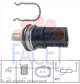 Senzor temperatura combustibil 7 3376 FACET pentru