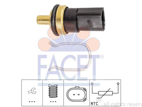 Senzor,temperatura combustibil FACET 7.3376