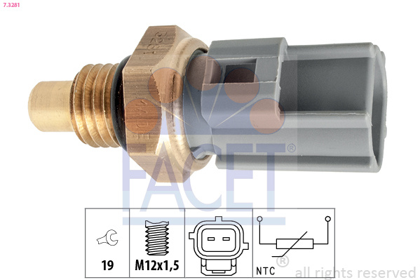 Senzor temperatura combustibil # Opel Astra 2009 2010 2011 2012 2013 2014 2015 2016 2017 2018 2019 2020 2021 2022 2023 2024 2025 # 7 3281 # FACET