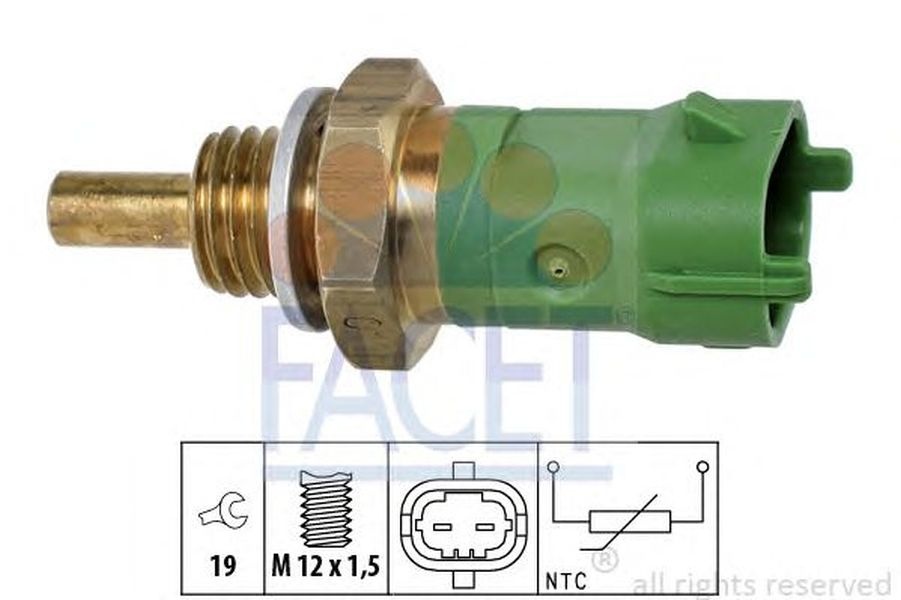 Senzor temperatura combustibil VOLVO S60 II FACET 7.3364