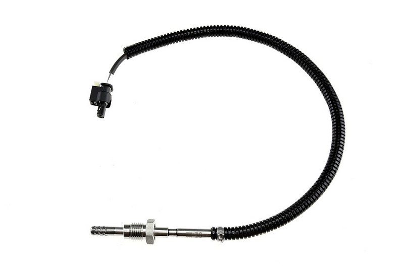 SENZOR TEMPERATURA GAZE ESAPAMENT MERCEDES E-CLASS W211 2002->2009 Forma dreapta, Lungime cablu mm 375, lungime totala mm 510, Numar poli 2, pt. cod original A 007 153 99 28, pentru E 200 CDI (211.007)-100 KW; E 220 CDI (211.008)-125 KW;