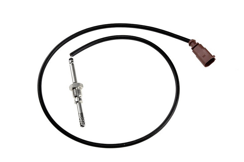 SENZOR TEMPERATURA GAZE ESAPAMENT OPEL INSIGNIA A 2008->2017 Culoare mufa portocaliu, Forma dreapta, pentru mufa forma de D, Lungime cablu mm 720, Numar poli 2, pt. cod original 03L 906 088 CC, , inainte de filtru particule, pentru 2.0 CDTI (69)-103 
