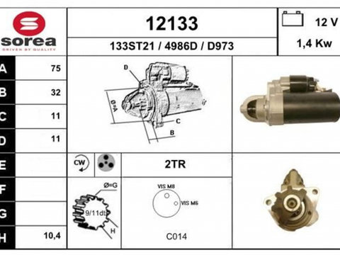 Senzor temperatura gaze evacuare 12133 MEAT DORIA pentru Seat Leon Skoda Octavia Vw Golf Vw Touran Vw Passat