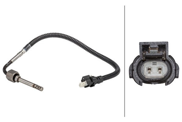 Senzor, temperatura gaze evacuare HELLA 6PT 358 181-211 pentru MERCEDES-BENZ GLK-CLASS (X204) 2008-2015
