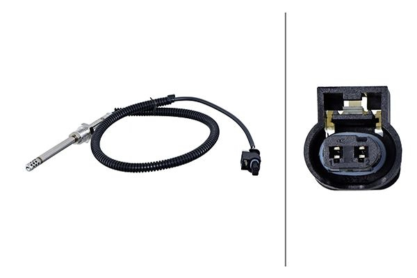 Senzor, temperatura gaze evacuare inainte de filtru particule funingine (6PT 010 376-311 6PT010376311 HELLA) MERCEDES-BENZ,SMART C-CLASS|E-CLASS|FORFOUR|GL-CLASS|M-CLASS|R-CLASS|S-CLASS|SPRINTER 3,5-t