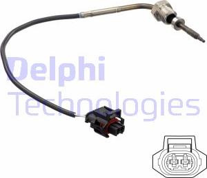 Senzor. temperatura gaze evacuare Senzor temperatura evacuare inainte de catalizator se potrivește. CHEVROLET CAPTIVA OPEL ANTAR CHEVROLET CAPTIVA (C100, C140), Crossover, 06.2006 - Delphi TS30148